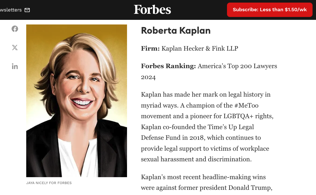 lawyer press mentions in forbes